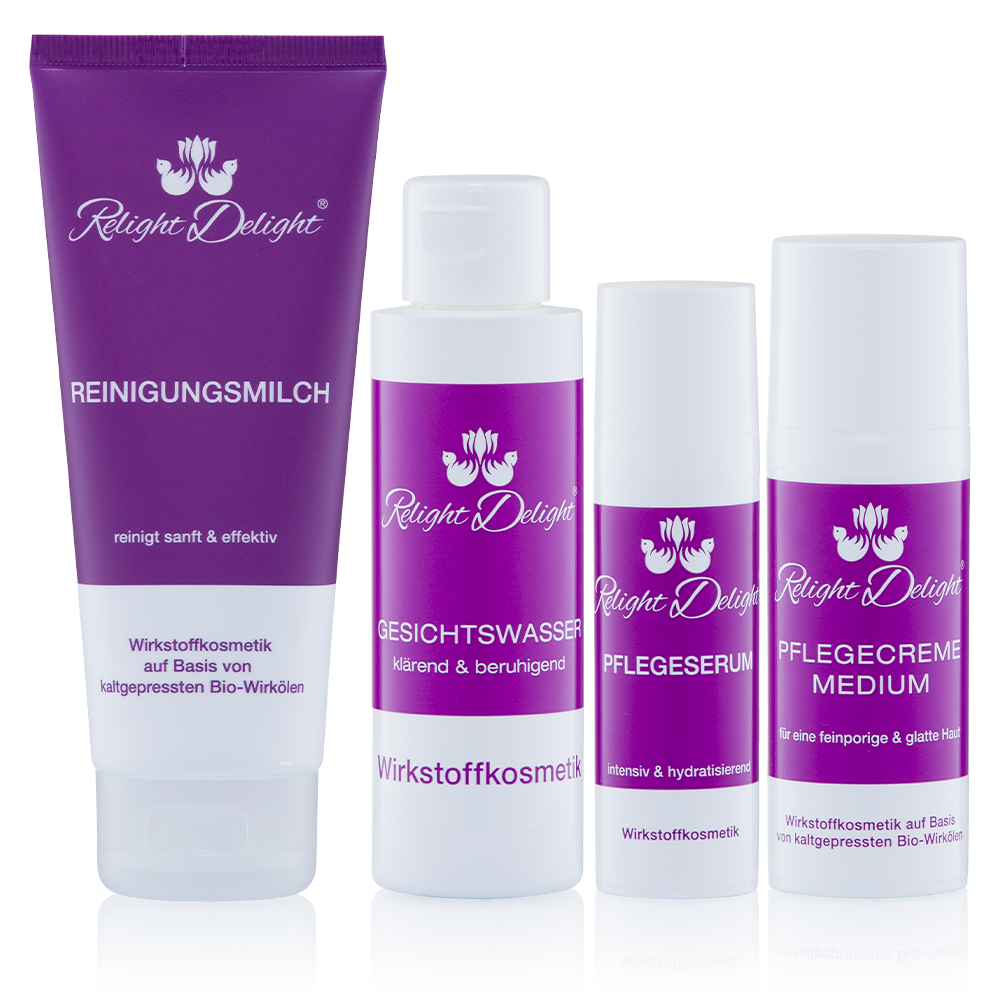 Relight Delight Gesicht Set MEDIUM Basispflege