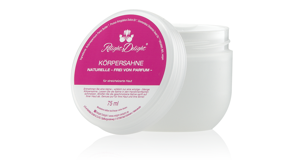 Relight Delight Körpersahne Naturelle Frei von Parfüm